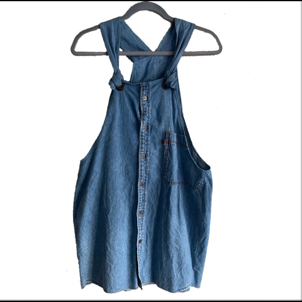 Denim Jumper Dress
